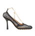 Bottega Veneta Net Square Toe Heels, &pound;295, Shoes, Black, Fabric, Front view