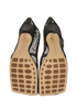 Bottega Veneta Net Square Toe Heels, &pound;295, Shoes, Black, Fabric, Top view