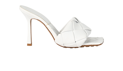 Bottega Veneta Lido, &pound;250, Shoes, White, Leather, Front view