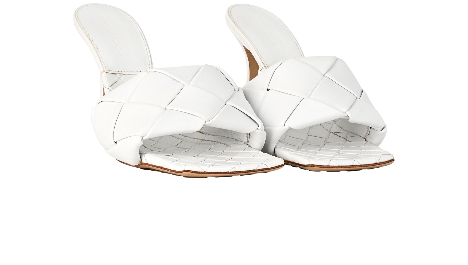 Bottega Veneta Lido, &pound;250, Shoes, White, Leather, Side view
