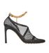 Bottega Veneta Chain Trimmed Heels, front view