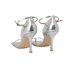 Bottega Veneta Stretch Ankle Strap Sandals, back view