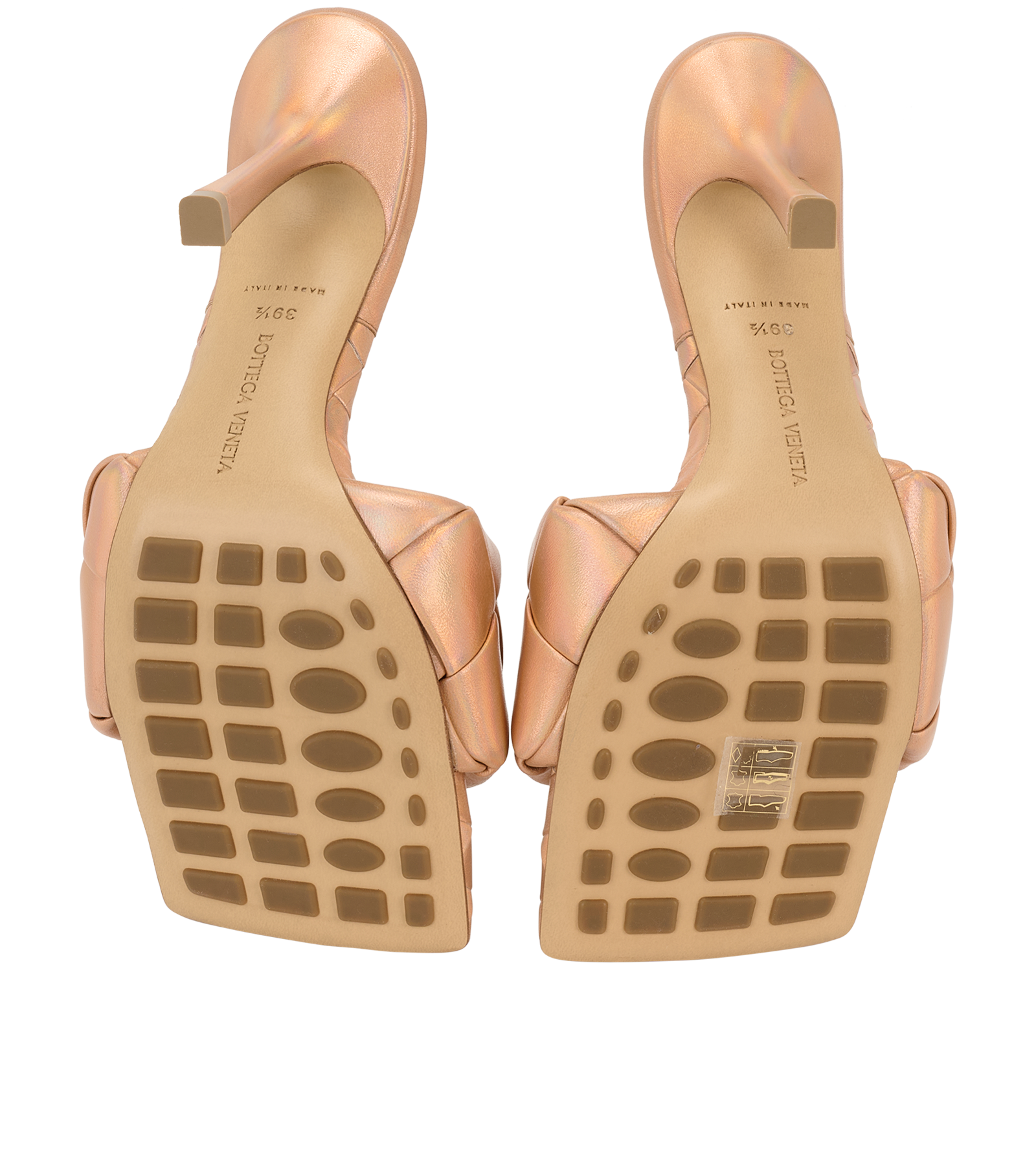 Bottega Veneta Lido Mules, &pound;250, Shoes, Pink, Leather, Top view