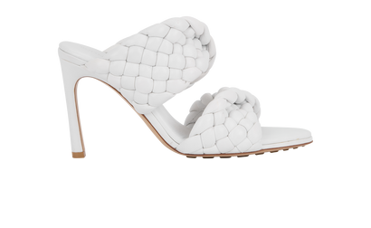 Bottega Veneta Intracciato Heels, front view