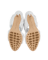 Bottega Veneta Intracciato Heels, top view