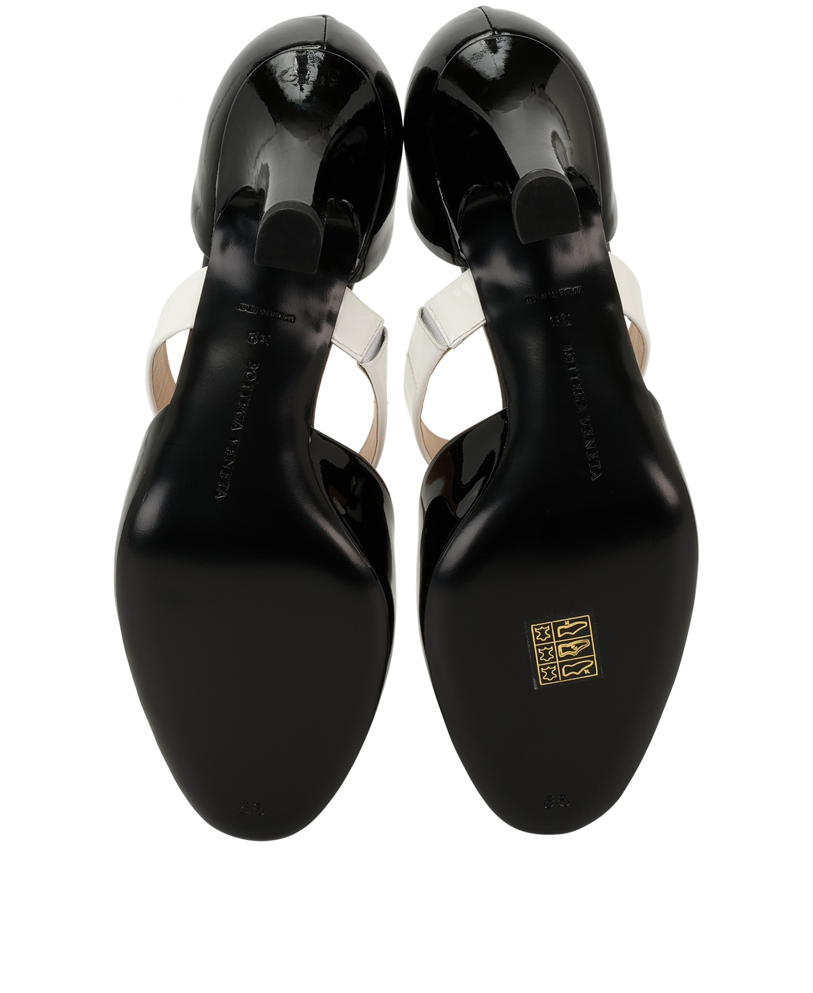 Bottega Veneta Mary Jane Pumps, &pound;150, Shoes, Black, Patent Leather, Top view