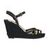 Burberry Open Toe Espadrille Wedges, front view