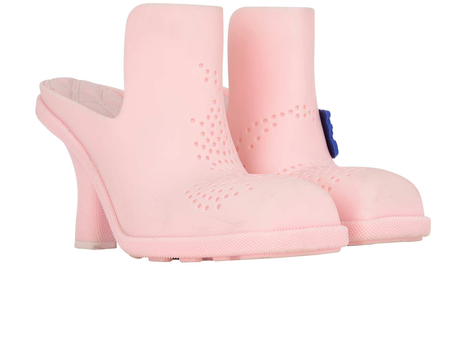 Burberry Highland Mules, &pound;180, Shoes, Pink, Rubber, Side view