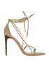 Burberry Horn Webner 100 Sandals, £125, Shoes, Taupe, Suede, Front view