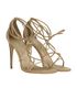 Burberry Horn Webner 100 Sandals, £125, Shoes, Taupe, Suede, Side view