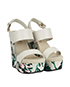 Burberry Wedge Sandals, side view