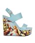 Burberry Nuneaton 130 Wedge Sandals, front view