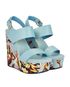 Burberry Nuneaton 130 Wedge Sandals, side view