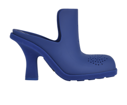 Burberry Highland Mules, Rubber, Blue, UK8, B/DB, 3*