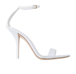 Burberry Heeled Sandals, Leather, White, UK9, 3*