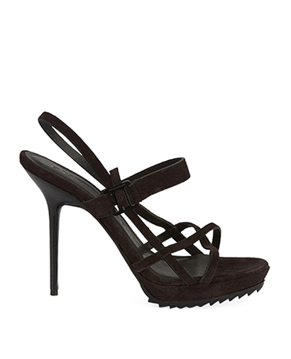 Burberry Strappy Platform Heels, front view
