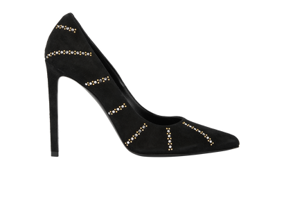 Celine Embellished Sharp Heels, front view