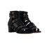 Chanel CC Gladiator Heeled Sandals, side view