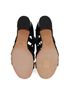 Chanel CC Gladiator Heeled Sandals, top view