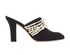 Chanel 2017 Cap Toe CC Pearl Mules, front view