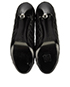 Chanel Black Quilted Heels, top view