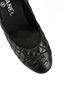 Chanel Black Quilted Heels, other view