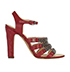 Chanel Reissue Chain Sandals, front view