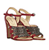 Chanel Reissue Chain Sandals, side view