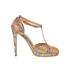 Chanel Floral Print Heels, front view