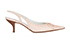 Chanel CC Pointed Slingback Heels, front view