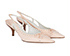 Chanel CC Pointed Slingback Heels, side view
