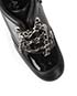 Chanel Black Patent/Leather Chain Tie Shoes, other view