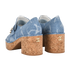 Chanel CC Denim Mocassins, back view