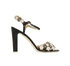 Chanel Camellia Sandal Heels, front view