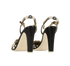 Chanel Camellia Sandal Heels, back view