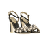 Chanel Camellia Sandal Heels, side view