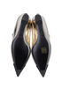 Chanel Metallic Pointy Wedges, top view