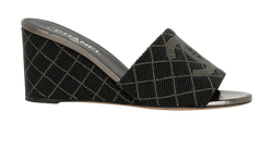 Chanel Beaded Mules, Beads, Black, UK7.5, DB/B, 3*