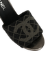 Chanel Beaded Mules, &pound;695, Shoes, Black, Leather, Other view