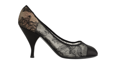Chanel Lace Pumps, front view