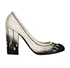 Chanel Sequin Ombre Heels, front view