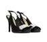 Chanel Camellia Bow Slingback Heels, side view