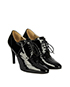Chanel Oxford Lace Up Heel Pumps CC, side view