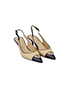 Chanel Kitten Heels, side view