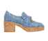 Chanel CC Denim Pumps, &pound;750, Shoes, Blue, Fabric, Front view