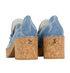 Chanel CC Denim Pumps, &pound;750, Shoes, Blue, Fabric, Back view