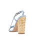 Chanel Denim Sandals, back view
