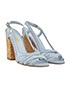 Chanel Denim Sandals, side view