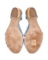 Chanel Denim Sandals, top view