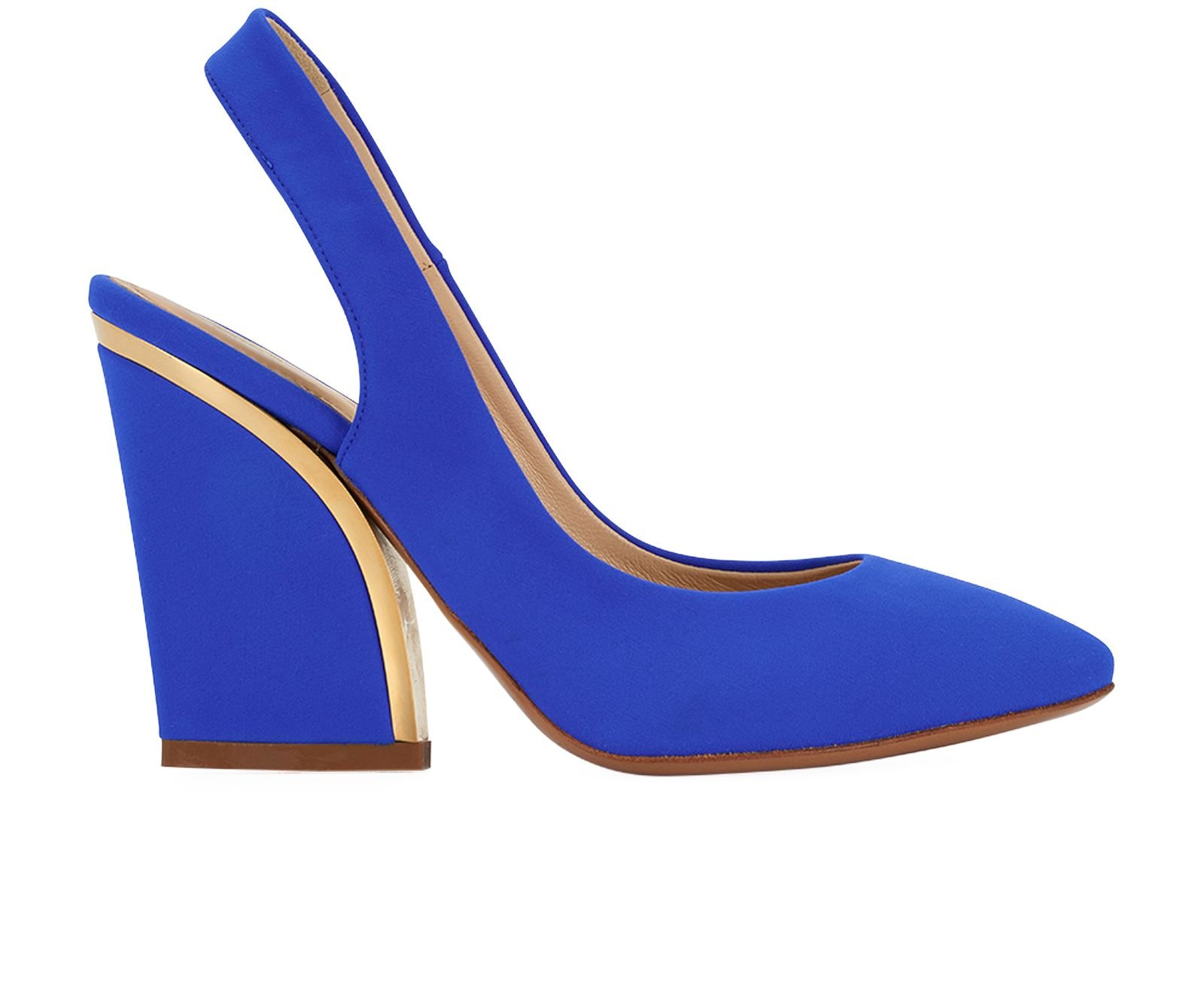 Royal blue cheap designer heels